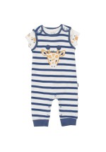 Kite Clothing Giraffe and Ele Safari Dungaree set